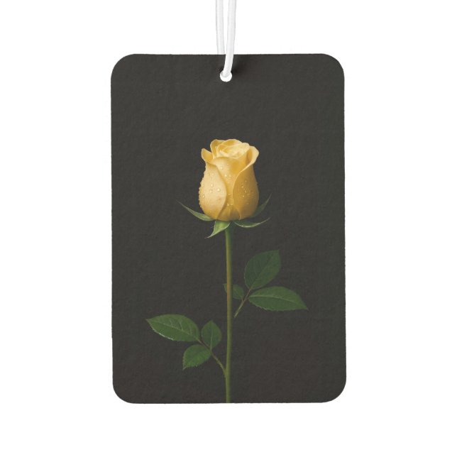 Black 4 Luxe Car Air Fresheners Sunlit Yellow Rose Autolufterfrischer (Rückseite)