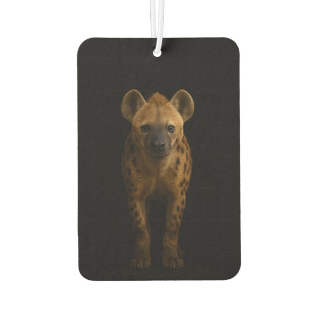Black 4 Luxe Car Air Fresheners Wild Spotted Hyena Autolufterfrischer (Rückseite)