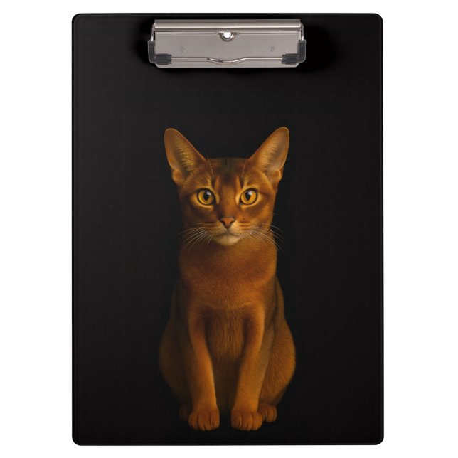 Black 4 Luxe Clipboard, Abyssinian Beauty Klemmbrett (Vorderseite)