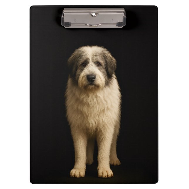 Black 4 Luxe Clipboard, Mioritic Shepherd Klemmbrett (Vorderseite)