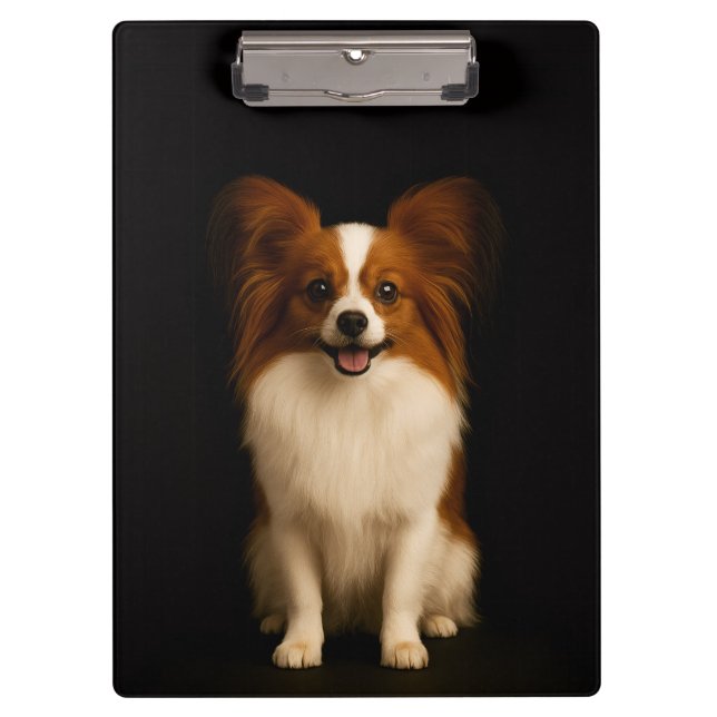 Black 4 Luxe Clipboard, Refined Toy Papillon Klemmbrett (Vorderseite)