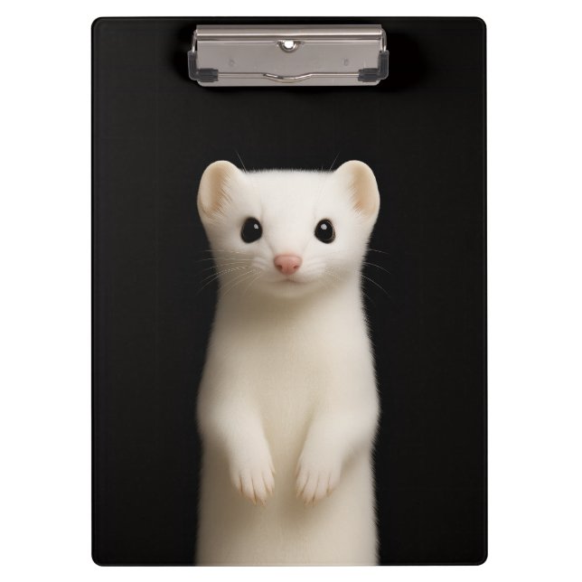 Black 4 Luxe Clipboard, Stylish Ermine Klemmbrett