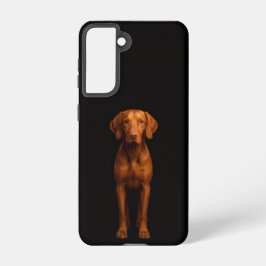 Black 4 Luxe Galaxy S21 Case, Agile Vizsla Dog Samsung Galaxy Hülle