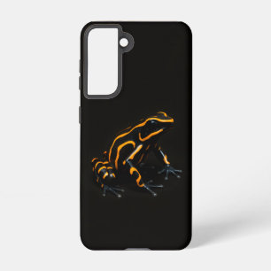 Black 4 Luxe Galaxy S21 Case, Black Orange Frog Samsung Galaxy Hülle