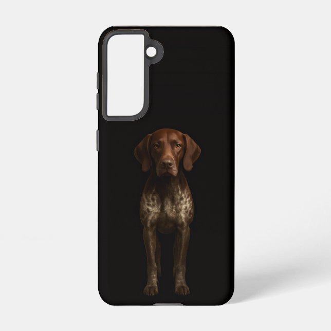 Black 4 Luxe  Galaxy S21 Case, German Pointer Dog Samsung Galaxy Hülle (Rückseite)