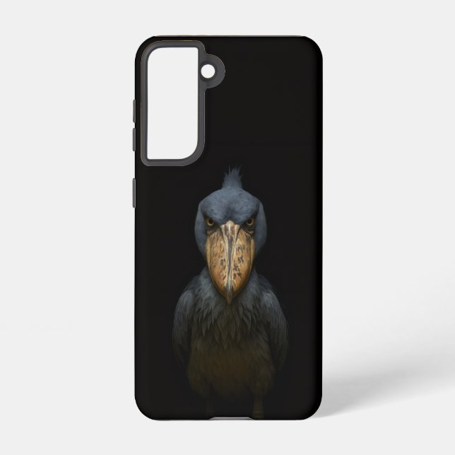 Black 4 Luxe  Galaxy S21 Case, Shoebill Bird Samsung Galaxy Hülle (Rückseite)
