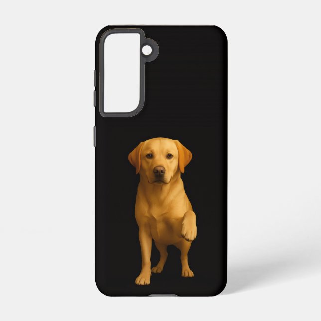 Black 4 Luxe  Galaxy S21 Case, Tender Labrador Samsung Galaxy Hülle (Rückseite)