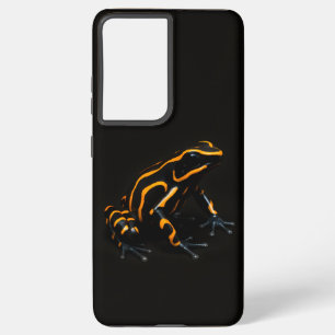 Black 4 Luxe Galaxy S21 Plus, Black Orange Frog Samsung Galaxy Hülle