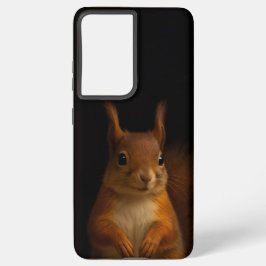 Black 4 Luxe Galaxy S21 Plus, Red Squirrel Samsung Galaxy Hülle