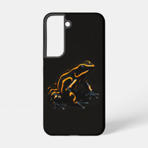 Black 4 Luxe Galaxy S22 Case, Black Orange Frog Samsung Galaxy Hülle