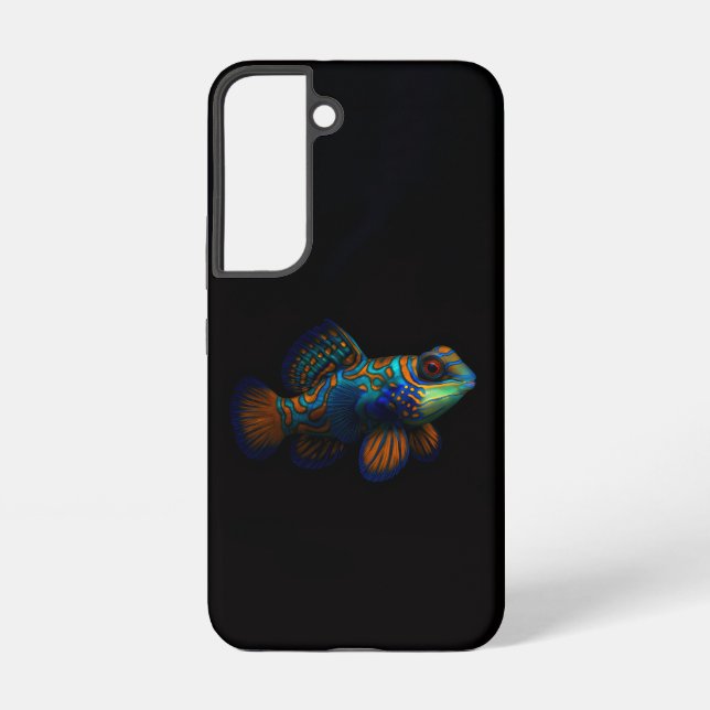 Black 4 Luxe Galaxy S22 Case, Dragonet Mandarin Samsung Galaxy Hülle (Rückseite)