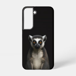 Black 4 Luxe Galaxy S22 Case, Gentle Lemur Samsung Galaxy Hülle