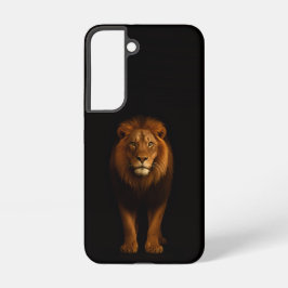 Black 4 Luxe Galaxy S22 Case, Majestic Lion Samsung Galaxy Hülle