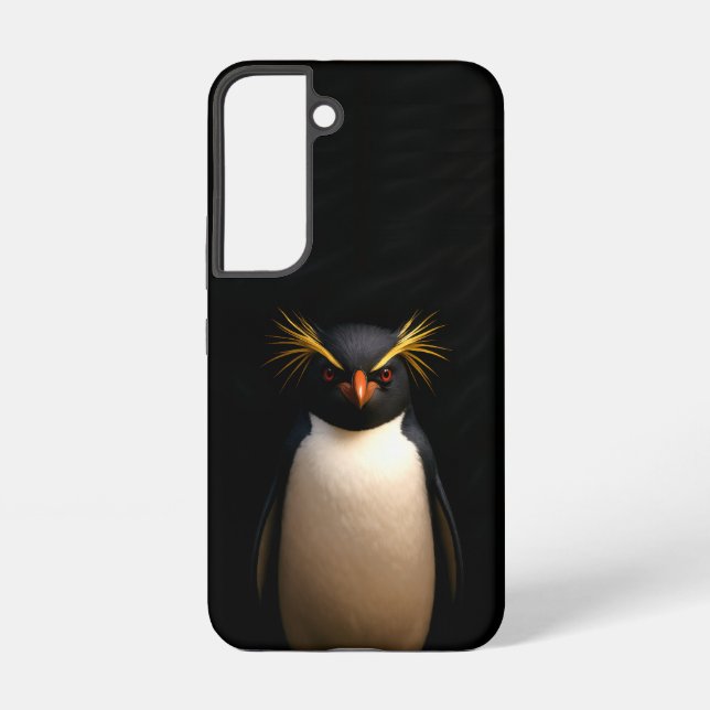 Black 4 Luxe Galaxy S22 Case, Rockhopper Penguin Samsung Galaxy Hülle (Rückseite)