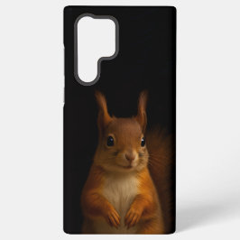 Black 4 Luxe Galaxy S22 Ultra Case, Red Squirrel Samsung Galaxy Hülle