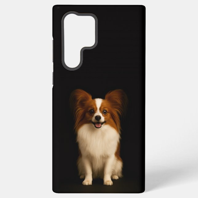 Black 4 Luxe Galaxy S22 Ultra, Refined Papillon Samsung Galaxy Hülle (Rückseite)