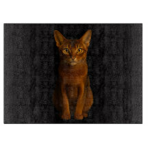 Black 4 Luxe Glass cutting board Abyssinian Beauty