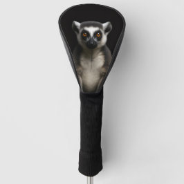 Black 4 Luxe Golf Driver Cover, Gentle Lemur Golf Headcover