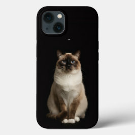 Black 4 Luxe iPhone 13, Birmanese Cat Case-Mate iPhone Hülle