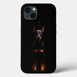 Black 4 Luxe iPhone 13, Guardian Doberman Case-Mate iPhone Hülle
