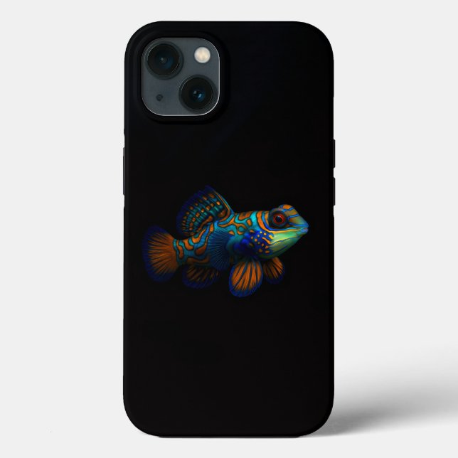 Black 4 Luxe iPhone 13, Mandarin Dragonet Fisch Case-Mate iPhone Hülle (Rückseite)