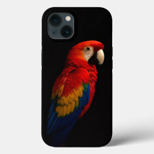 Black 4 Luxe iPhone 13, Scarlet Parrot Elegance Case-Mate iPhone Hülle