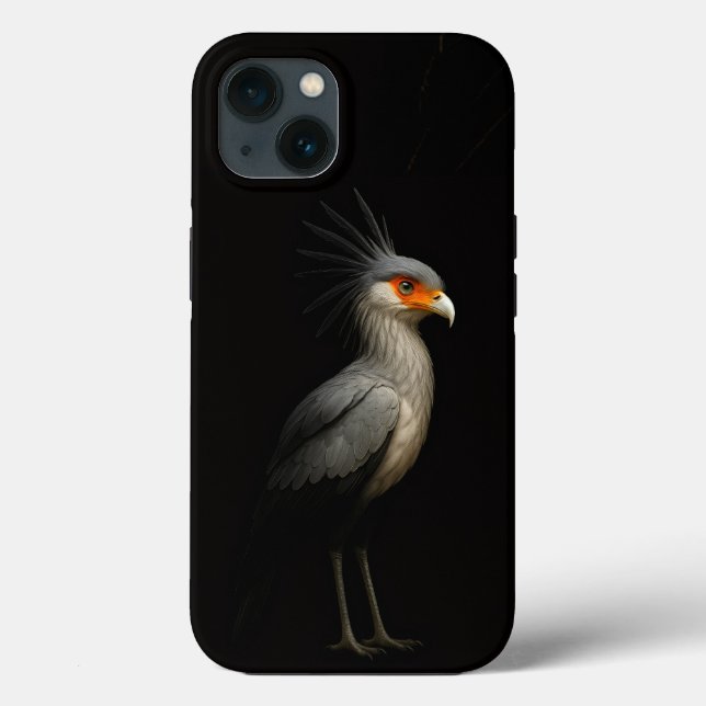 Black 4 Luxe iPhone 13, Secretary Bird Case-Mate iPhone Hülle (Rückseite)