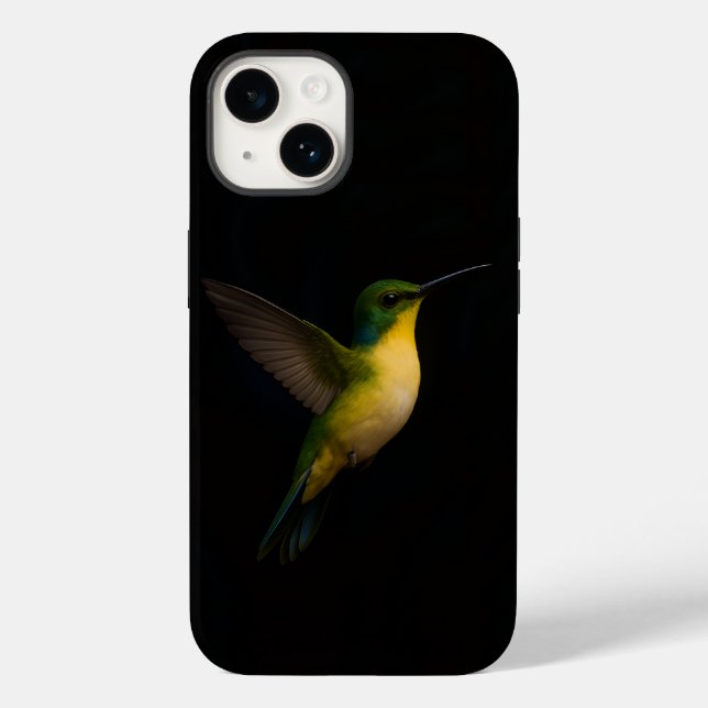 Black 4 Luxe iPhone 14 Case-Mate, Flying Bird Case-Mate iPhone Hülle (Rückseite)