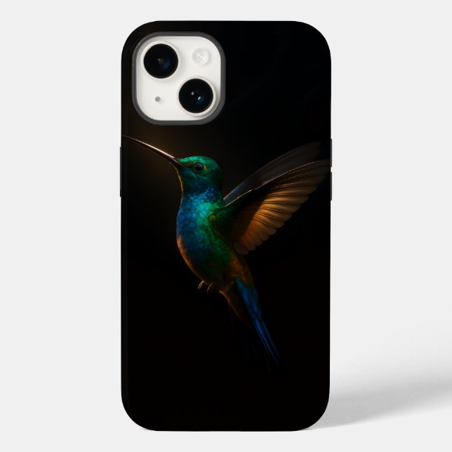 Black 4 Luxe iPhone 14 Case-Mate, Flying Bird Case-Mate iPhone Hülle (Rückseite)