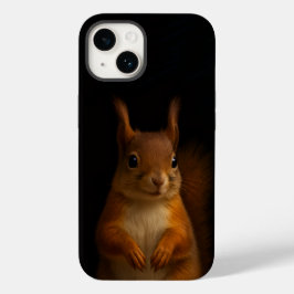 Black 4 Luxe iPhone 14 Case-Mate, Red Squirrel Case-Mate iPhone 14 Hülle