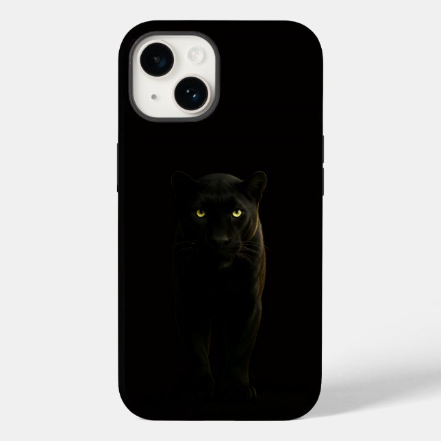 Black 4 Luxe iPhone 14 Mate, Black Panther Case-Mate iPhone Hülle (Rückseite)