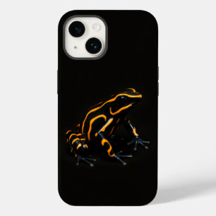 Black 4 Luxe iPhone 14 Mate, Orange Black Frog Case-Mate iPhone 14 Hülle