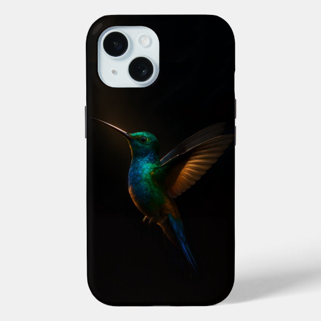 Black 4 Luxe iPhone 15 Case-Mate, Flying Bird Case-Mate iPhone Hülle (Rückseite)