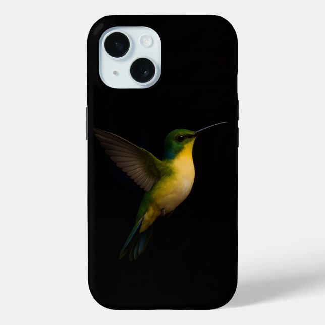 Black 4 Luxe iPhone 15 Case-Mate, Flying Bird Case-Mate iPhone Hülle (Rückseite)