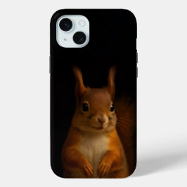 Black 4 Luxe iPhone 15 Plus, Red Squirrel Case-Mate iPhone Hülle