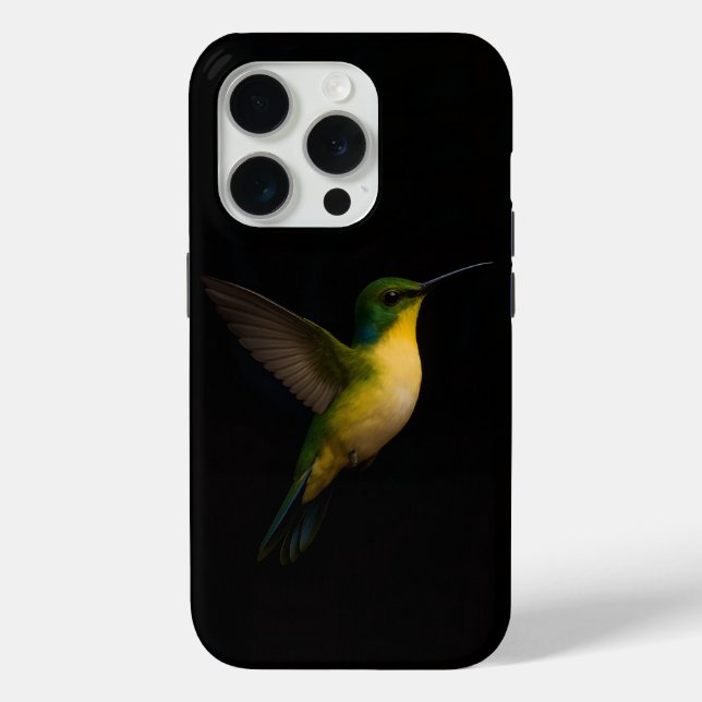 Black 4 Luxe iPhone 15 Pro Case-Mate, Flying Bird Case-Mate iPhone Hülle (Rückseite)