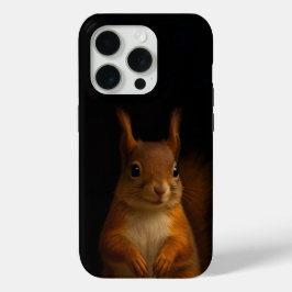 Black 4 Luxe iPhone 15 Pro Case-Mate, Red Squirrel Case-Mate iPhone Hülle