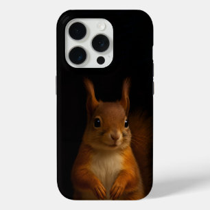 Black 4 Luxe iPhone 15 Pro Case-Mate, Red Squirrel Case-Mate iPhone Hülle
