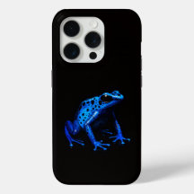 Black 4 Luxe iPhone 15 Pro Mate, Blue Frog