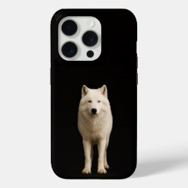 Black 4 Luxe iPhone 15 Pro Mate Ivory Arctic Wolf Case-Mate iPhone Hülle