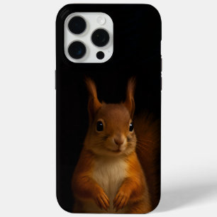 Black 4 Luxe iPhone 15 Pro Max Fall, Red Squirrel Case-Mate iPhone Hülle