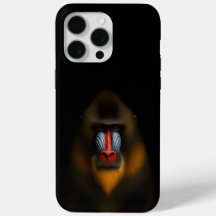 Black 4 Luxe iPhone 15 Pro Max, Mandrill Monkey