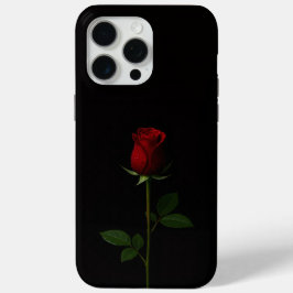 Black 4 Luxe iPhone 15 Pro Max, Velvet Red Rose Case-Mate iPhone Hülle