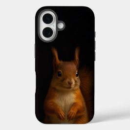 Black 4 Luxe iPhone 16 Case-Mate, Red Squirrel iPhone 16 Hülle
