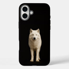 Black 4 Luxe iPhone 16 Plus, Ivory Arctic Wolf Plus Hülle