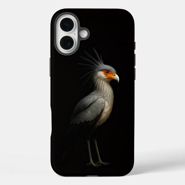 Black 4 Luxe iPhone 16 Plus, Secretarybird Case-Mate iPhone Hülle (Rückseite)