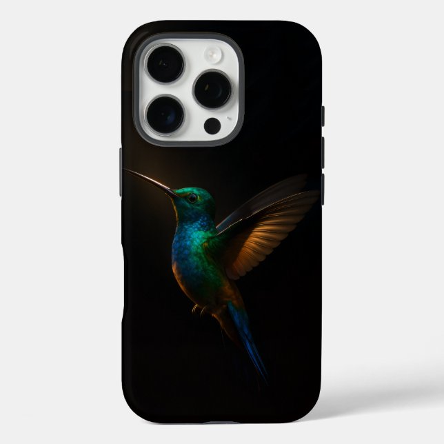Black 4 Luxe iPhone 16 Pro Case-Mate, Flying Bird Case-Mate iPhone Hülle (Rückseite)