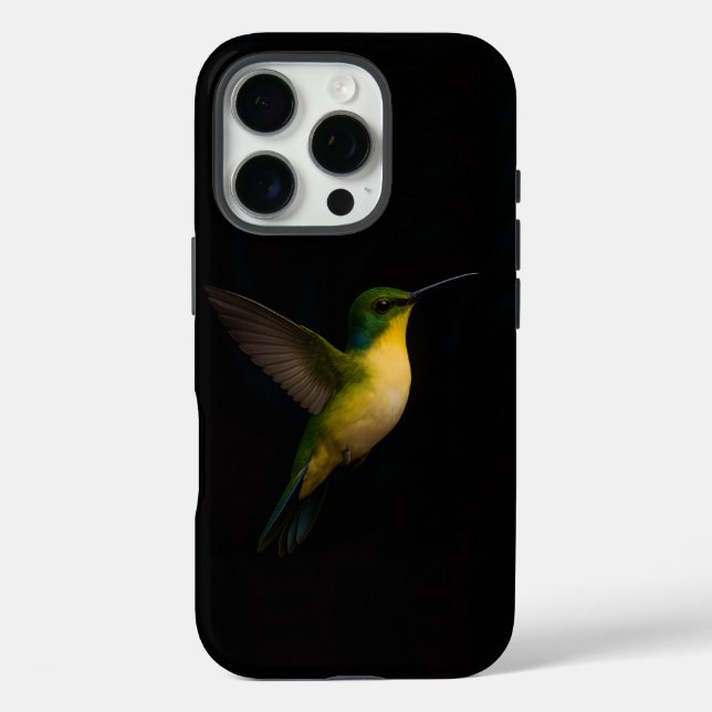 Black 4 Luxe iPhone 16 Pro Case-Mate, Flying Bird Case-Mate iPhone Hülle (Rückseite)