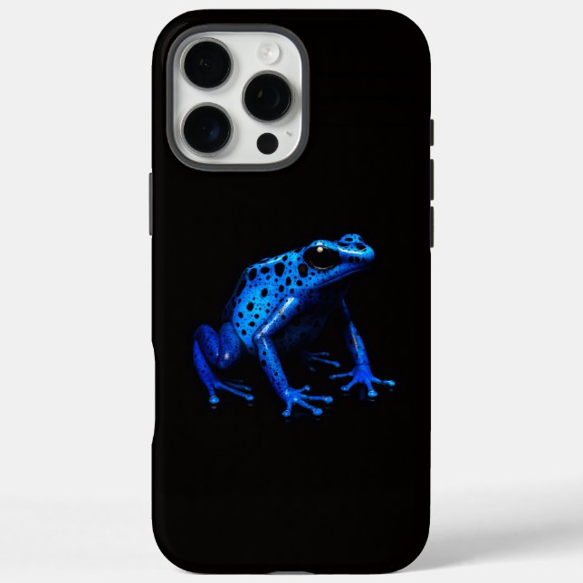Black 4 Luxe iPhone 16 Pro Max, Blue Frog Case-Mate iPhone Hülle (Rückseite)