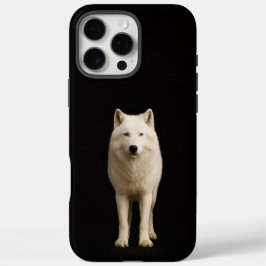 Black 4 Luxe iPhone 16 Pro Max, Ivory Arctic Wolf Max Hülle
